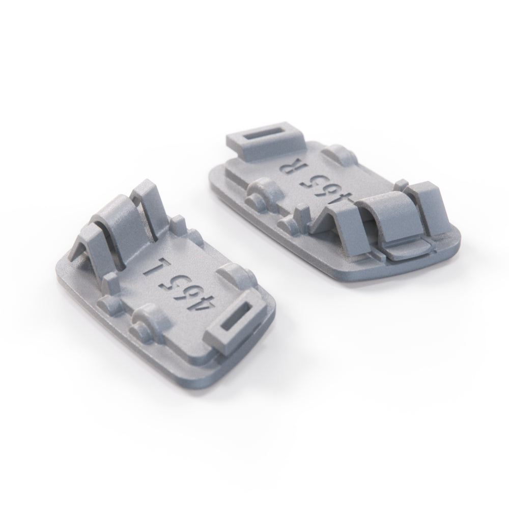 Mercedes-Benz R170 R171 R230 Roof Rack Mount Cover Cap Trim Set Of 2 (A1706980930 & A1706981030) — view 2