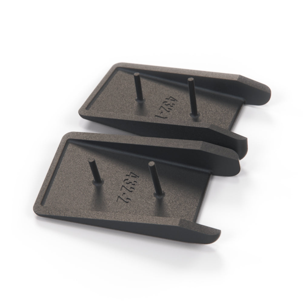 Bonnet Hinge Cover Set – Range Rover Classic (2x Black, RTC4431) — view 3