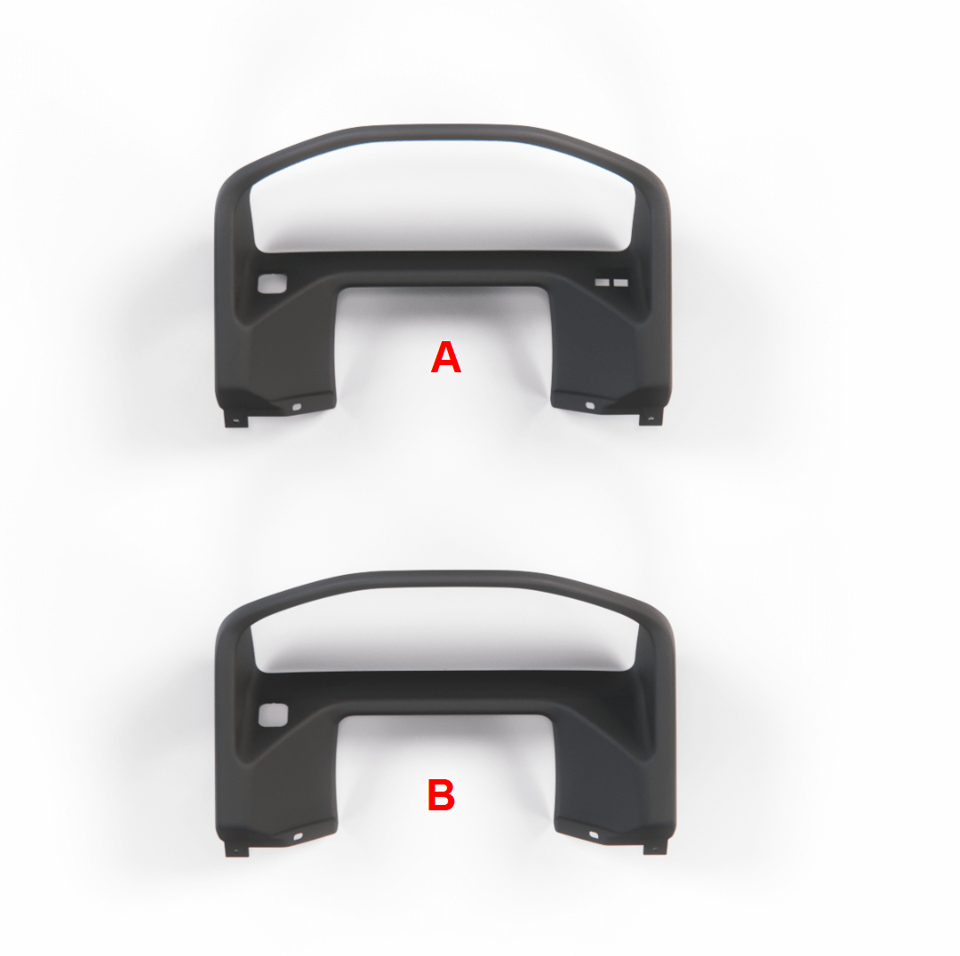 Land Rover P38 Range Rover Dash Instrument Cluster Surround Black 2 Versions (FAV101210)