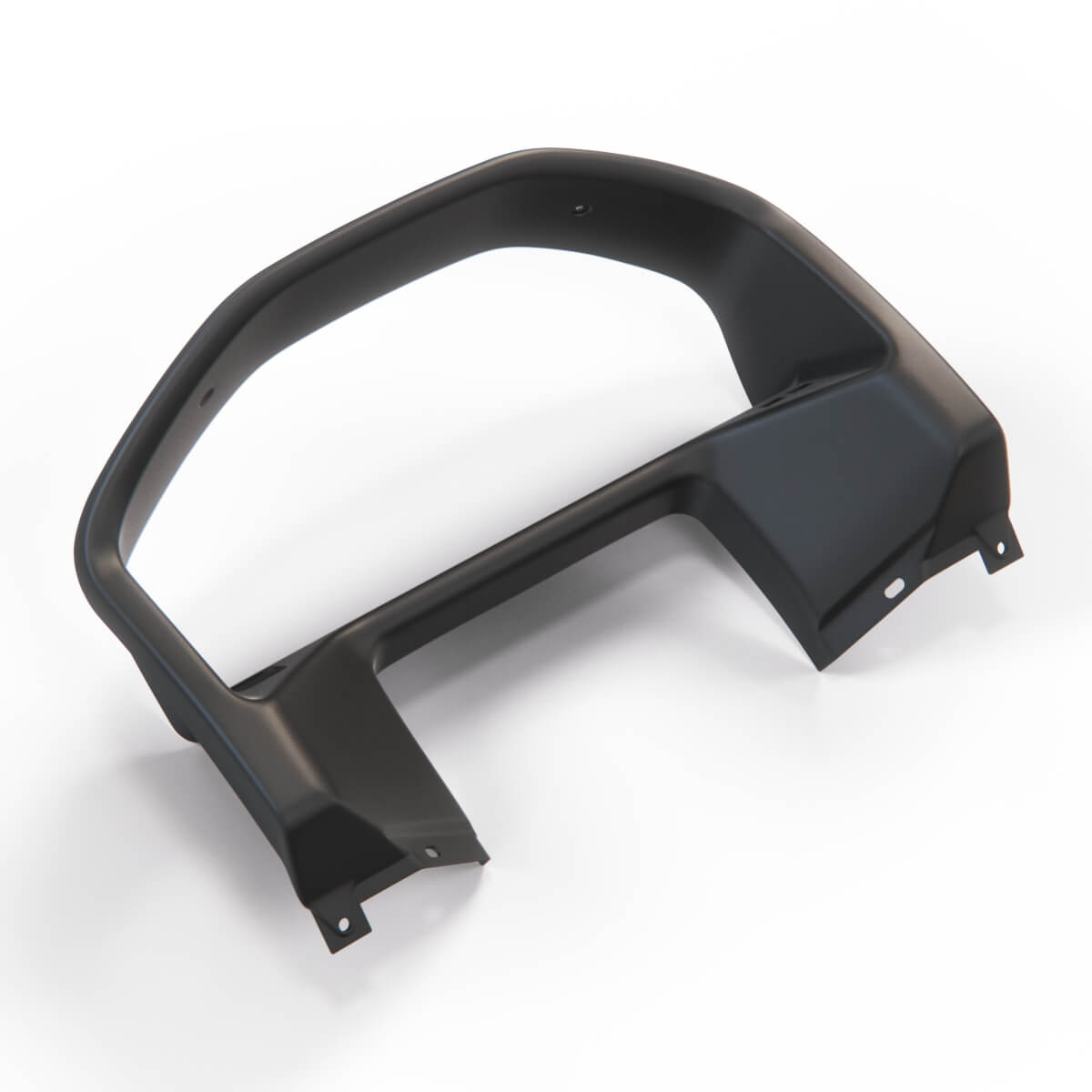 Land Rover P38 Range Rover Dash Instrument Cluster Surround Black 2 Versions (FAV101210) — view 2