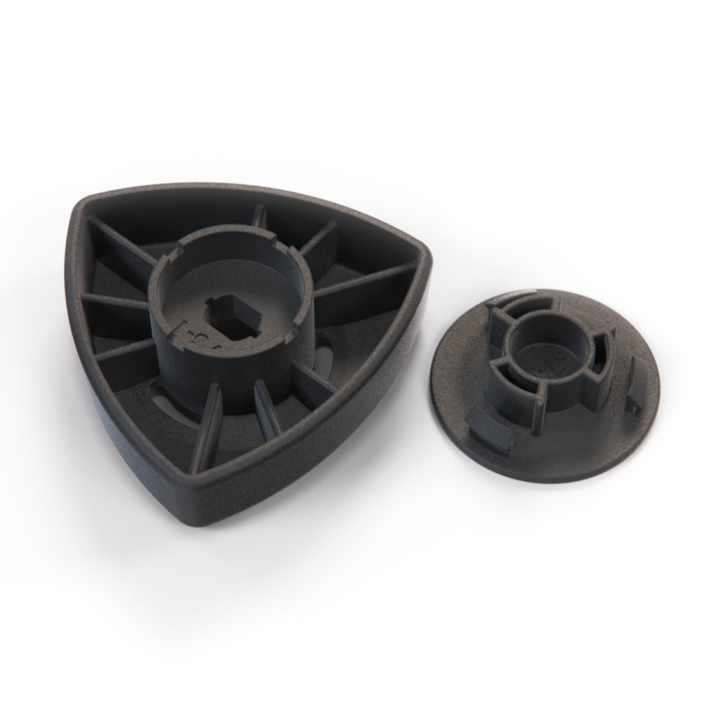 Recaro Backrest Recline Handwheel Kit Knob & Cap Black 360050 / 360051 — view 4
