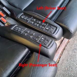 Recaro Bracket Frame For Electronic Seat Controls - Left (Driver) or Right (Passenger) Seat Black — view 5