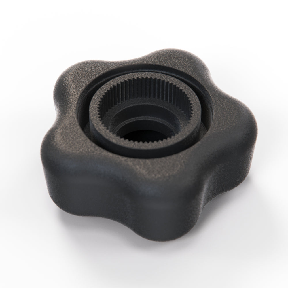 Recaro Classic Seat C81 KBA 90076 Adjustment Knob With Cover Cap Black — view 3