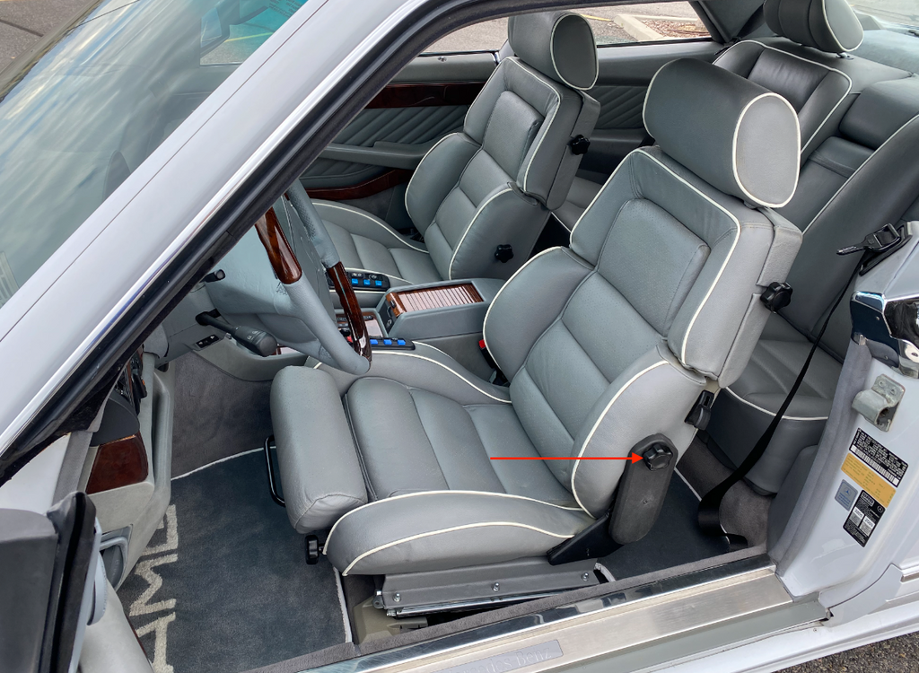 Recaro Classic Seat C81 KBA 90076 Adjustment Knob With Cover Cap Black — view 4