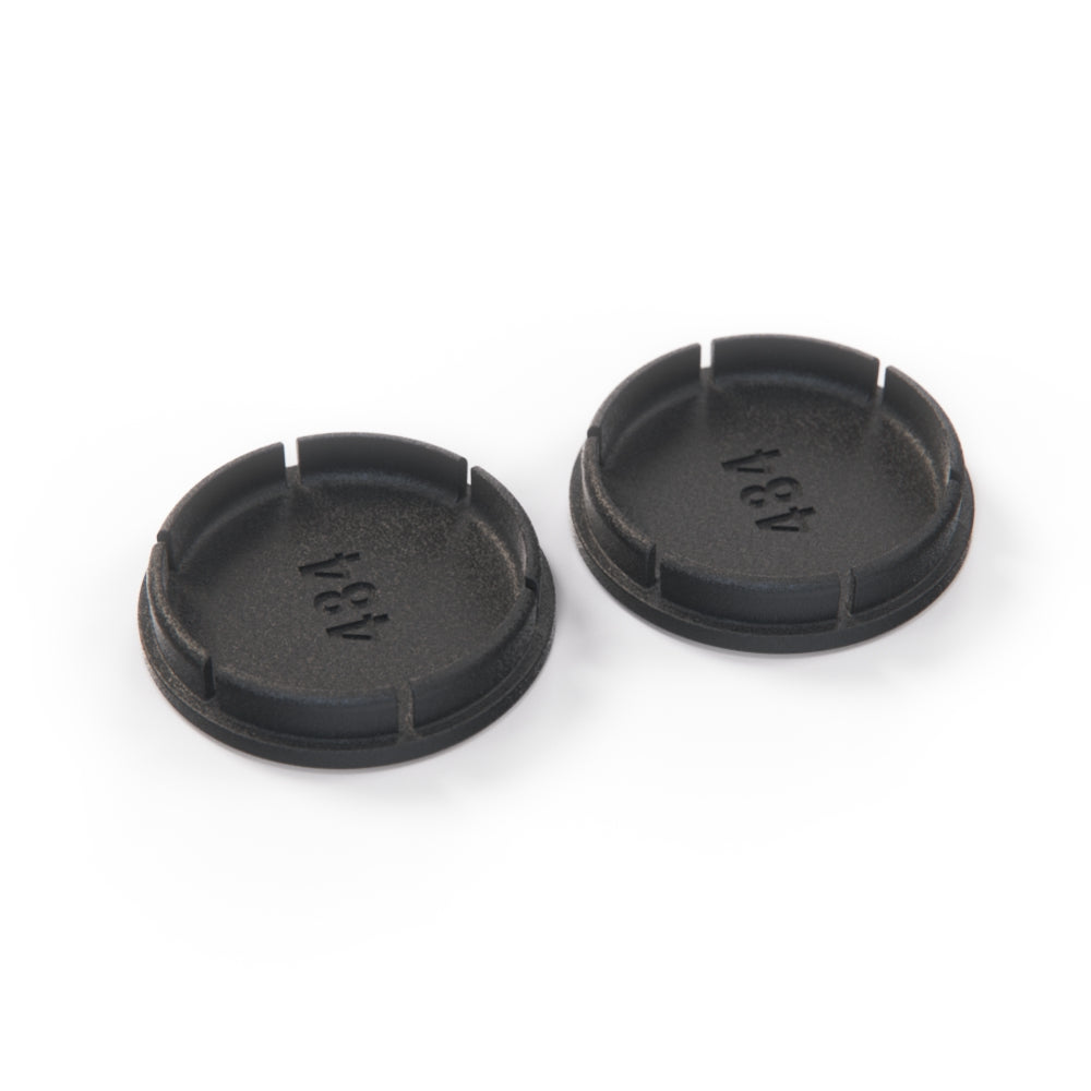 Recaro Classic Seat C81 KBA 90076 Knob Cover Cap Set Of 2 Black Pekalit 56370 — view 2