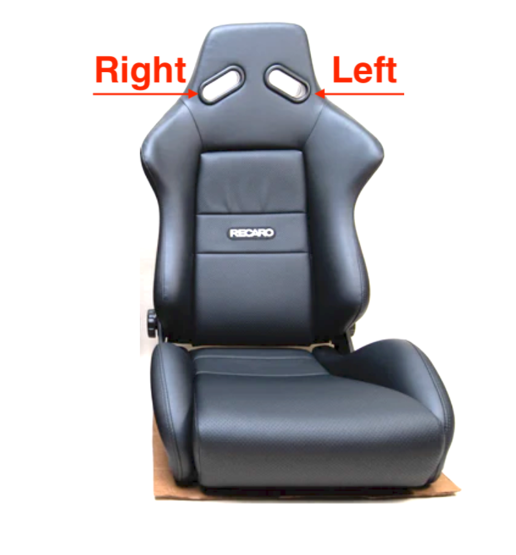 Replacement Recaro SR1 Seat Harness Guide (Black) - Part 360867 / 360868 | EU — view 3