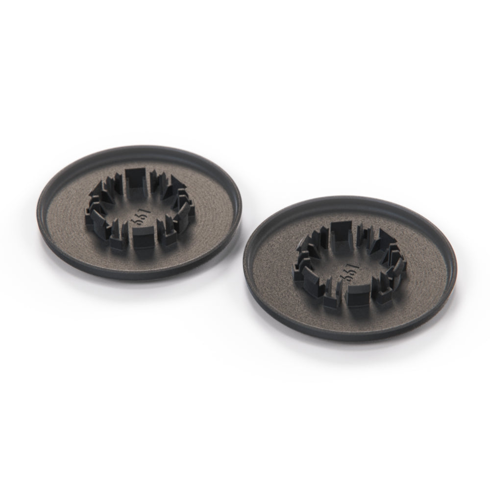 Recaro Sportster CS Orthop√§d Cap Recliner Mechanism Cover Block Off Cap Plastic Set Of 2 Black 362037 — view 2