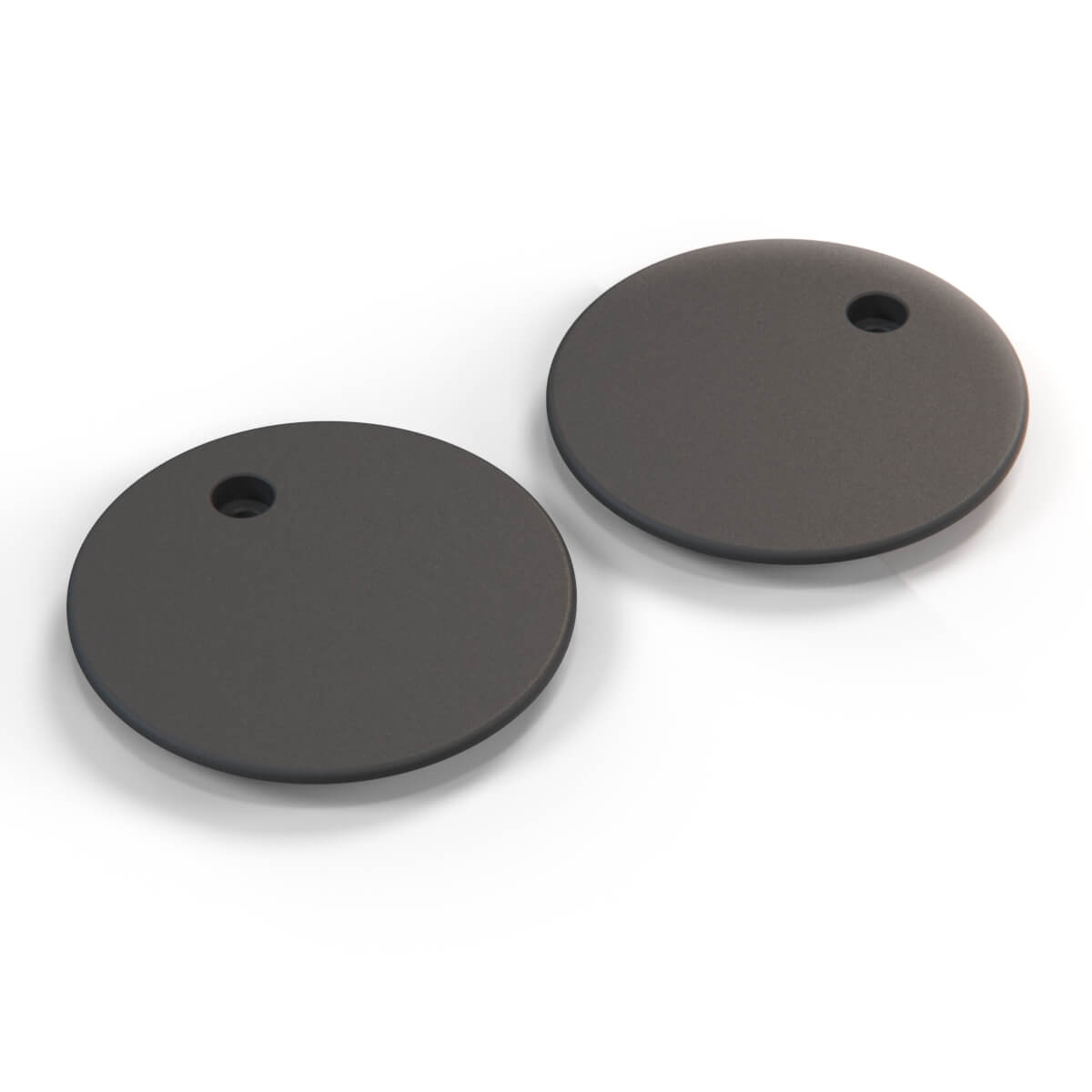 Renault Clio 16s Speedline Maracana Center Caps Set of 2 Primed or Black — view 5