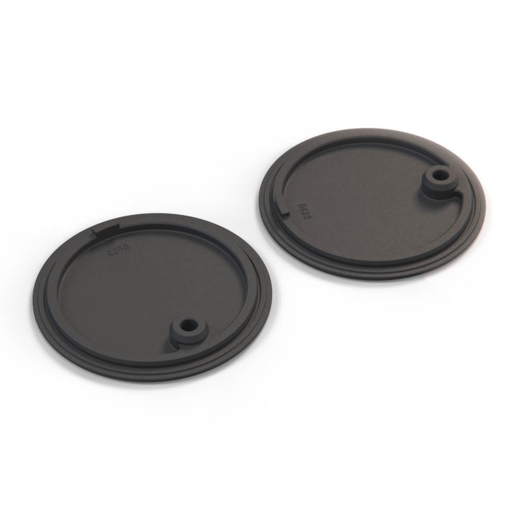 Renault Clio 16s Speedline Maracana Center Caps Set of 2 Primed or Black — view 6