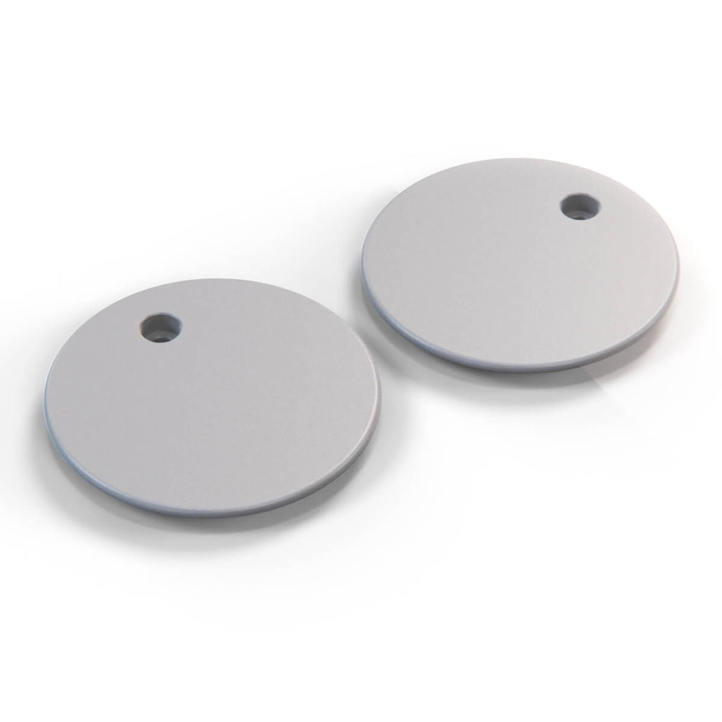 Renault Clio 16s Speedline Maracana Center Caps Set of 2 Primed or Black — view 3