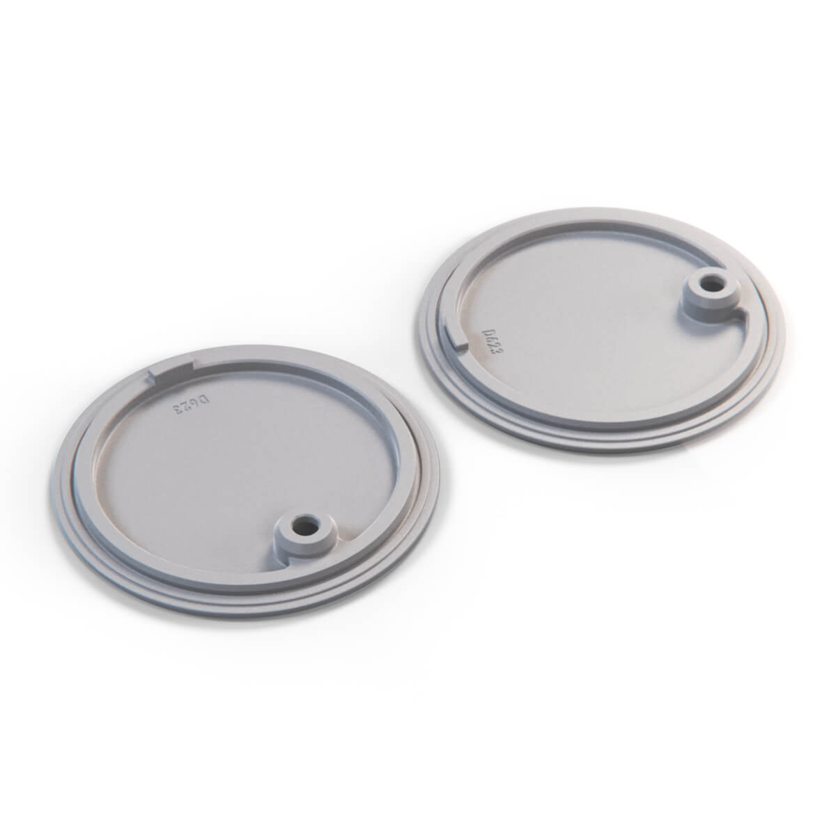 Renault Clio 16s Speedline Maracana Center Caps Set of 2 Primed or Black — view 4