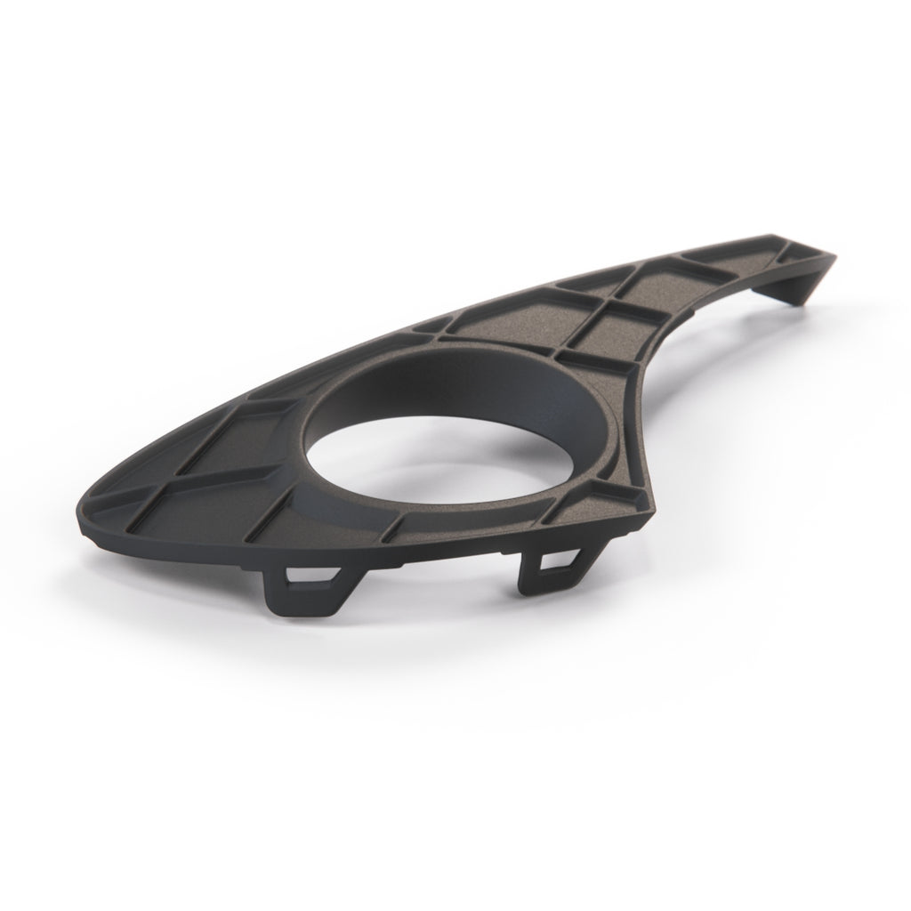 Renault Clio III RS Front Bumper Drivers OSF Fog Light Surround Trim Left or Right Black (8200899563 / 8200899560) — view 2