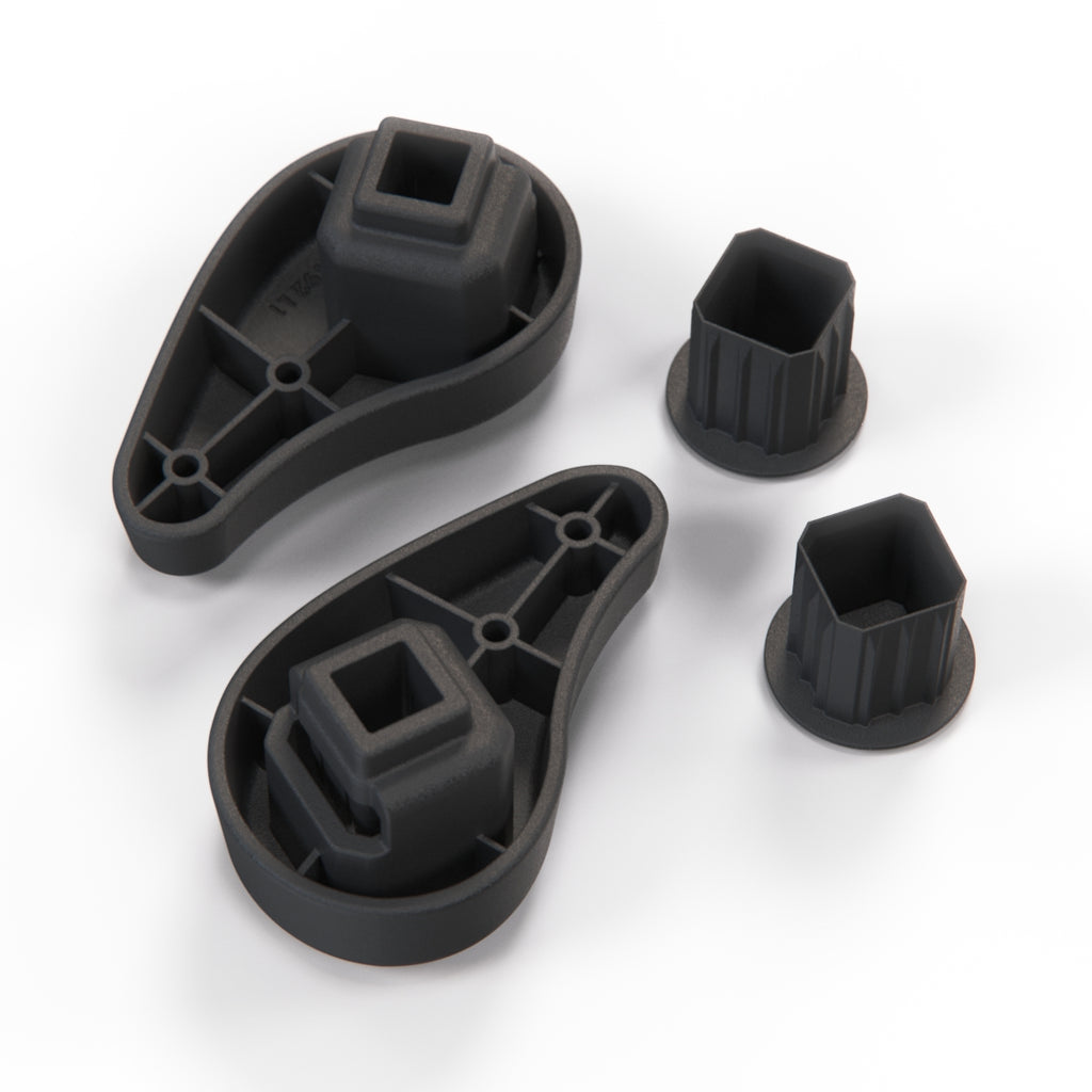 Renault Megane 1 Seat Handle Adjusting Lever Left and Right Black (7701205078 & 7701205079) — view 3
