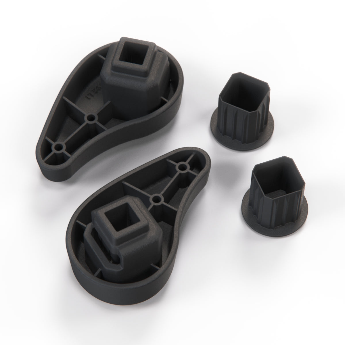 Renault Megane 1 Seat Handle Adjusting Lever Left and Right Black (7701205078 & 7701205079) — view 3