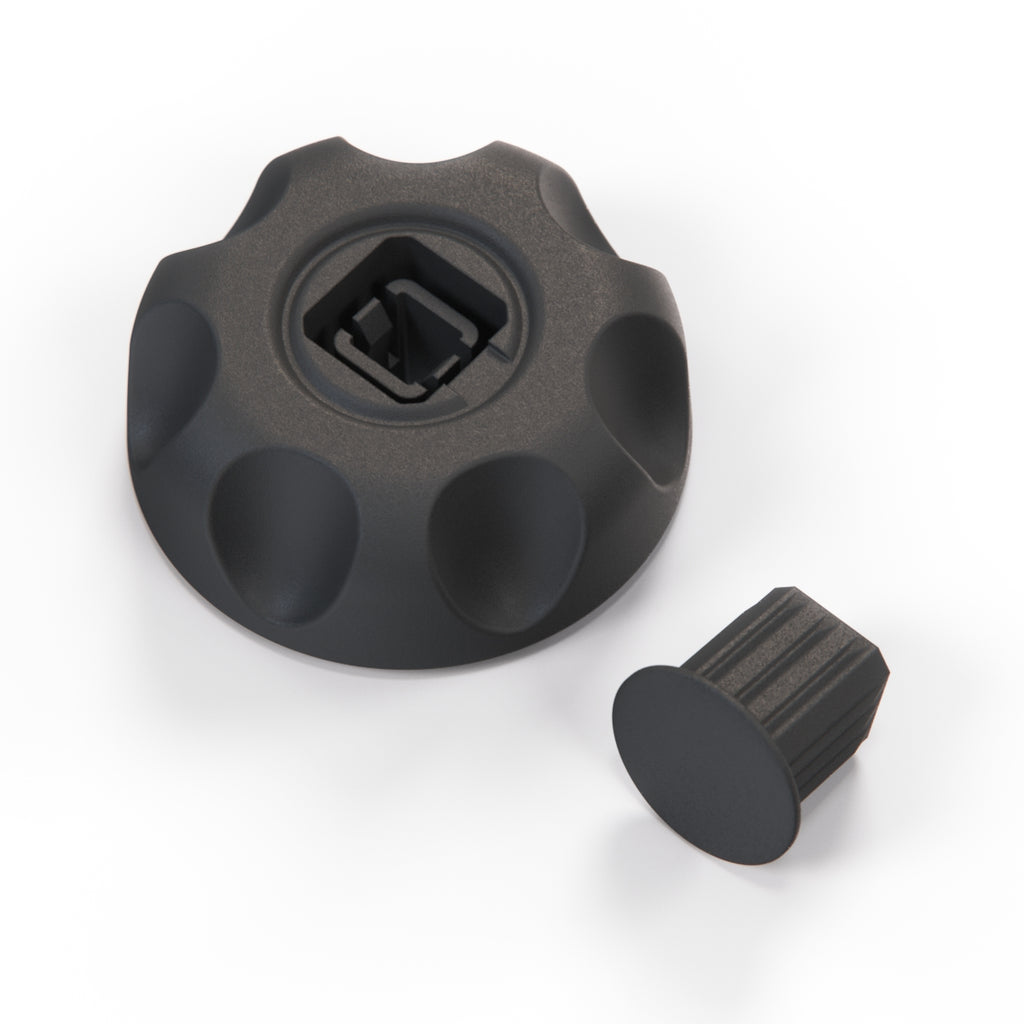 Renault Megane I Dacia Logan Seat Adjusting Wheel Knob Black (874519411R) — view 3