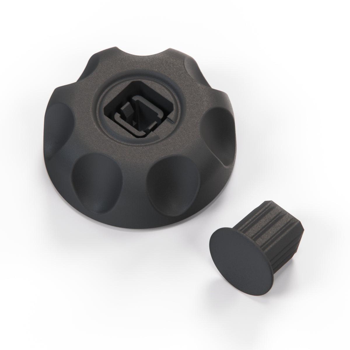Renault Megane I Dacia Logan Seat Adjusting Wheel Knob Black (874519411R) — view 3
