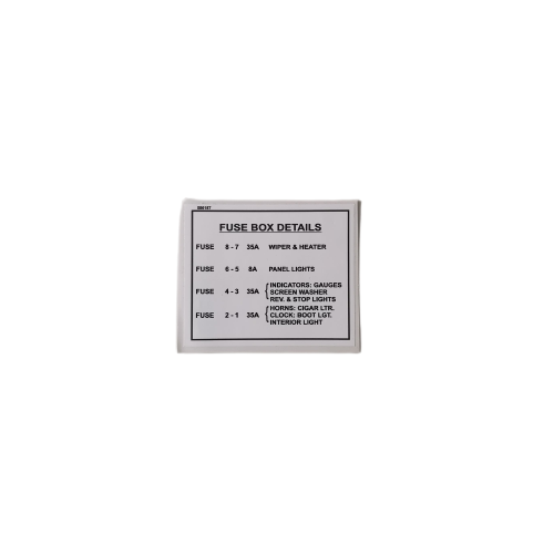 Renovation Decal Pack Rover 3500, 3500 'S' Models Set 5 pcs — view 4