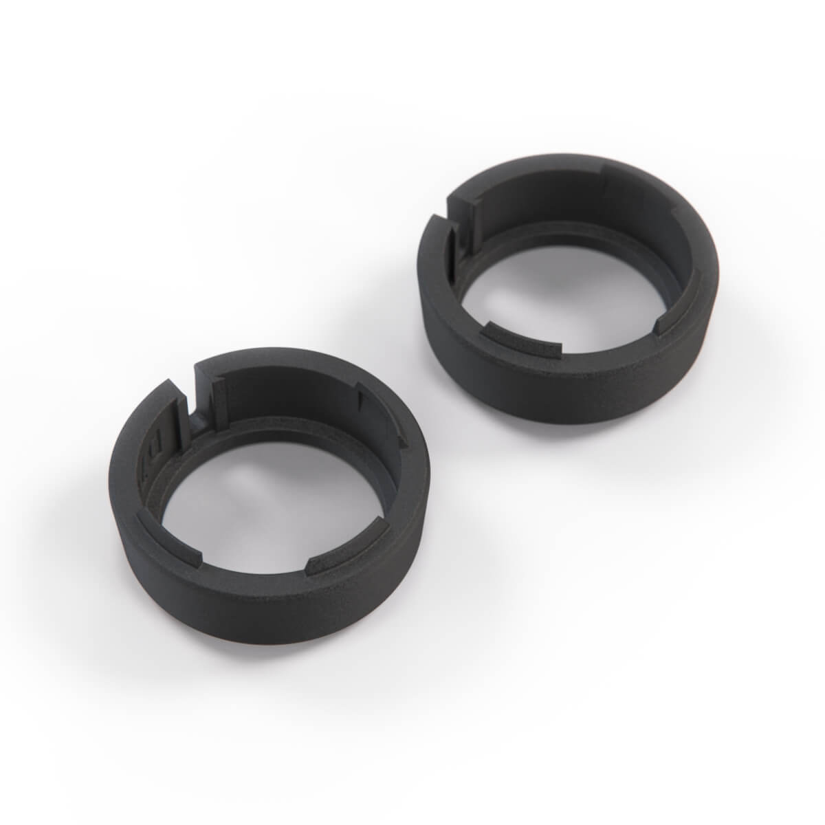 Rolls Royce Ghost Dawn Wraith Climate Control Dashboard Blower Fan Knob Cover Shell Set of 2 Black (61319206867) — view 3