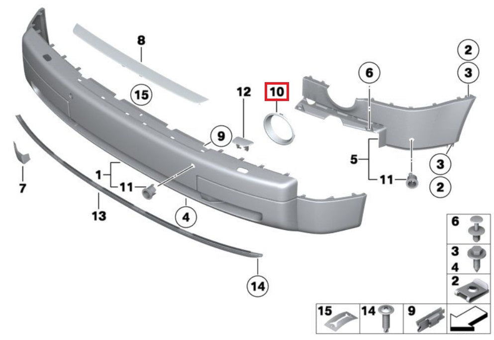 Rolls Royce Phantom Coupe Cover Headlight Front Left Or Right Primed Or Black 51117040073 / 51117040074 — view 4
