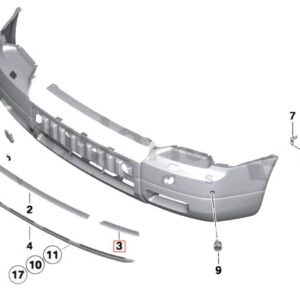 Rolls Royce Phantom Coupe Front Bumper Left Or Right Primed Or Black 51 11 7173683 51 11 7173684 — view 5