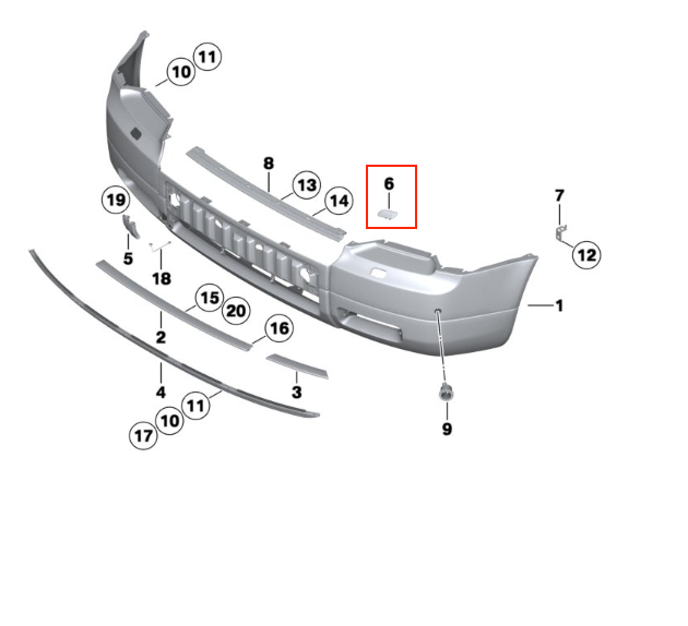 Rolls Royce Phantom Cover Spray Nozzle Left Or Right Primed Or Black 51117166093 / 51117166094 — view 4