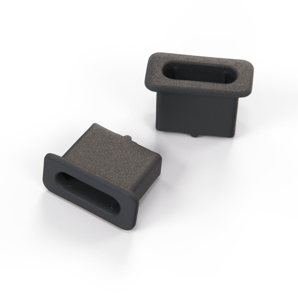 Saab 9-3 9-5 900 9000 Door Lock Rod Knob Bushing Bezel Trim Set of 2 Black (4269957)