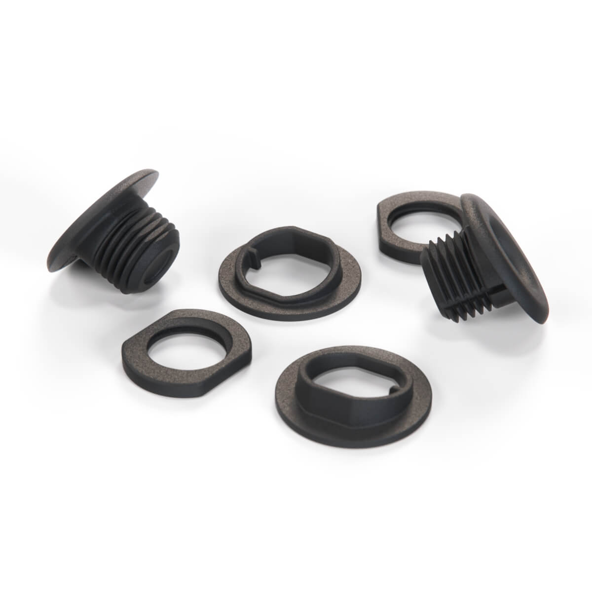 Saab 9-3 Convertible Windshot Bracket Mounting Clips Black / Beige (12851585 / 12851586) — view 3