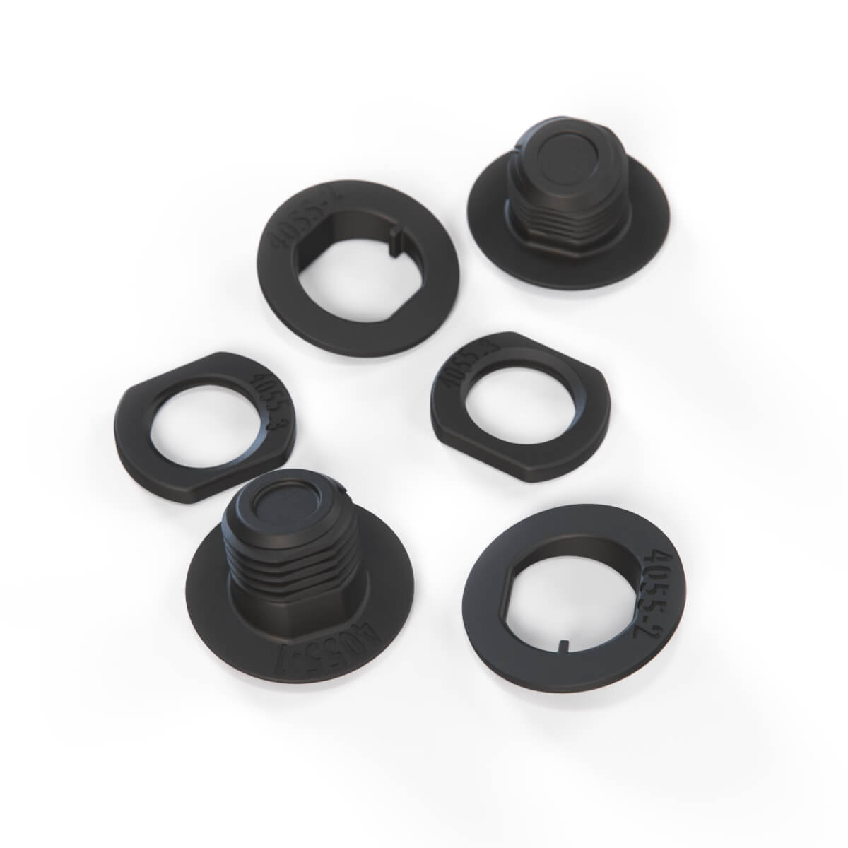 Saab 9-3 Convertible Windshot Bracket Mounting Clips Black / Beige (12851585 / 12851586) — view 5