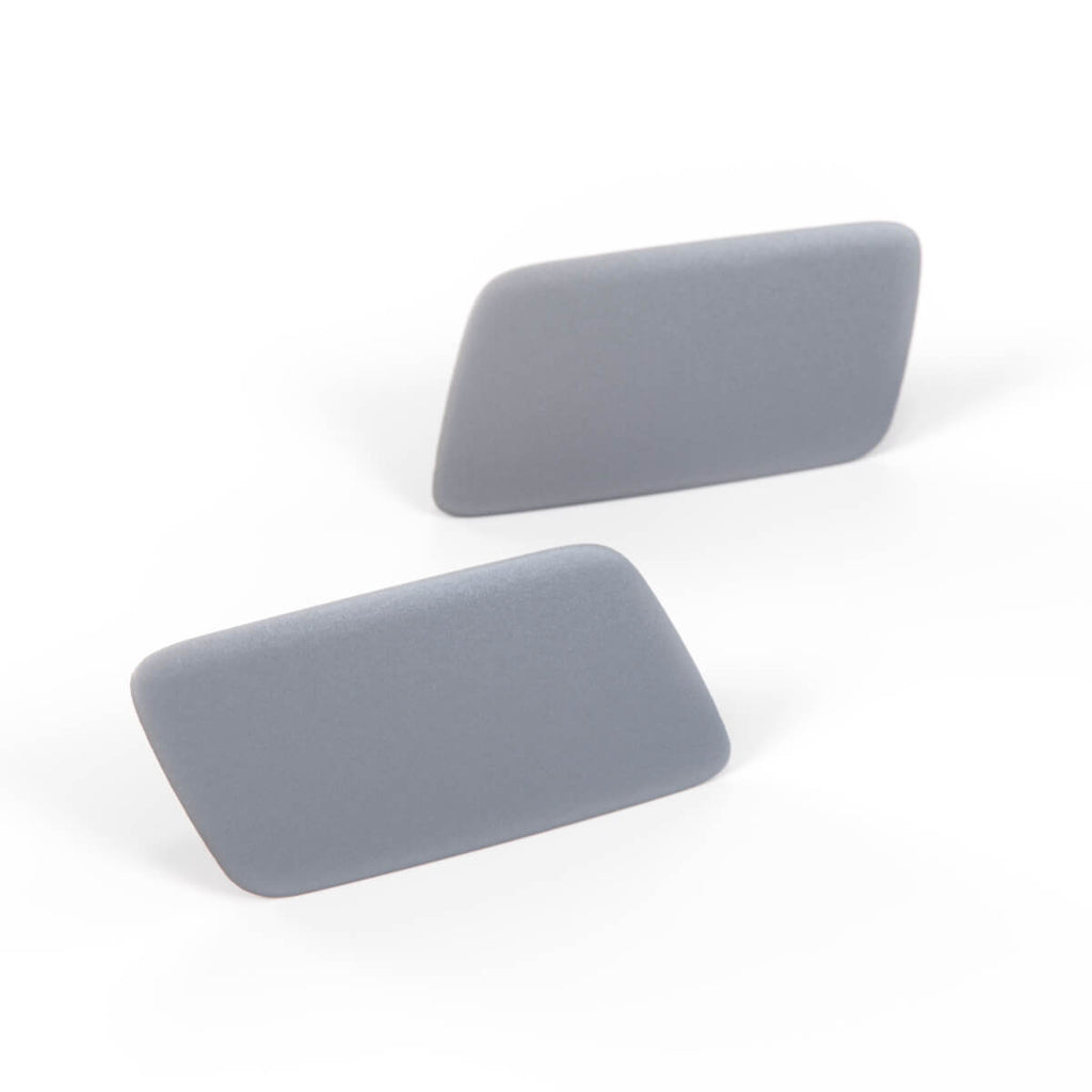 Saab 9-5 NG Headlight Washer Cover Cap Pair Left and Right Primed (12776791L / 112776792R)