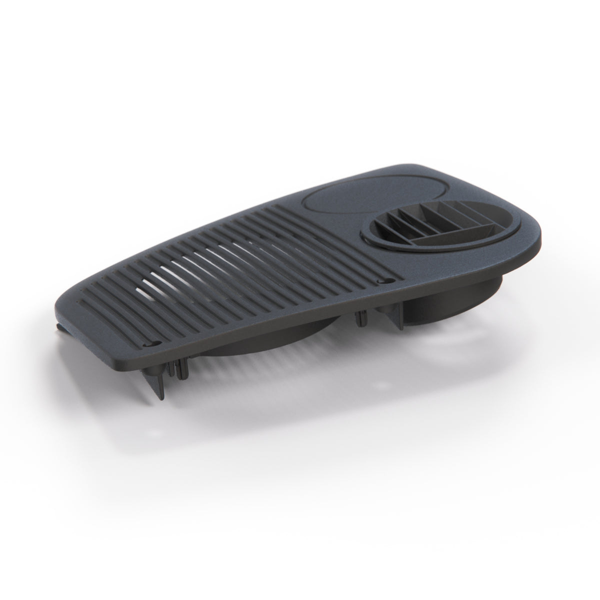 Saab 900 Classic Dashboard Speaker Cover Left or Right Black (9837485 / 9837493) — view 2