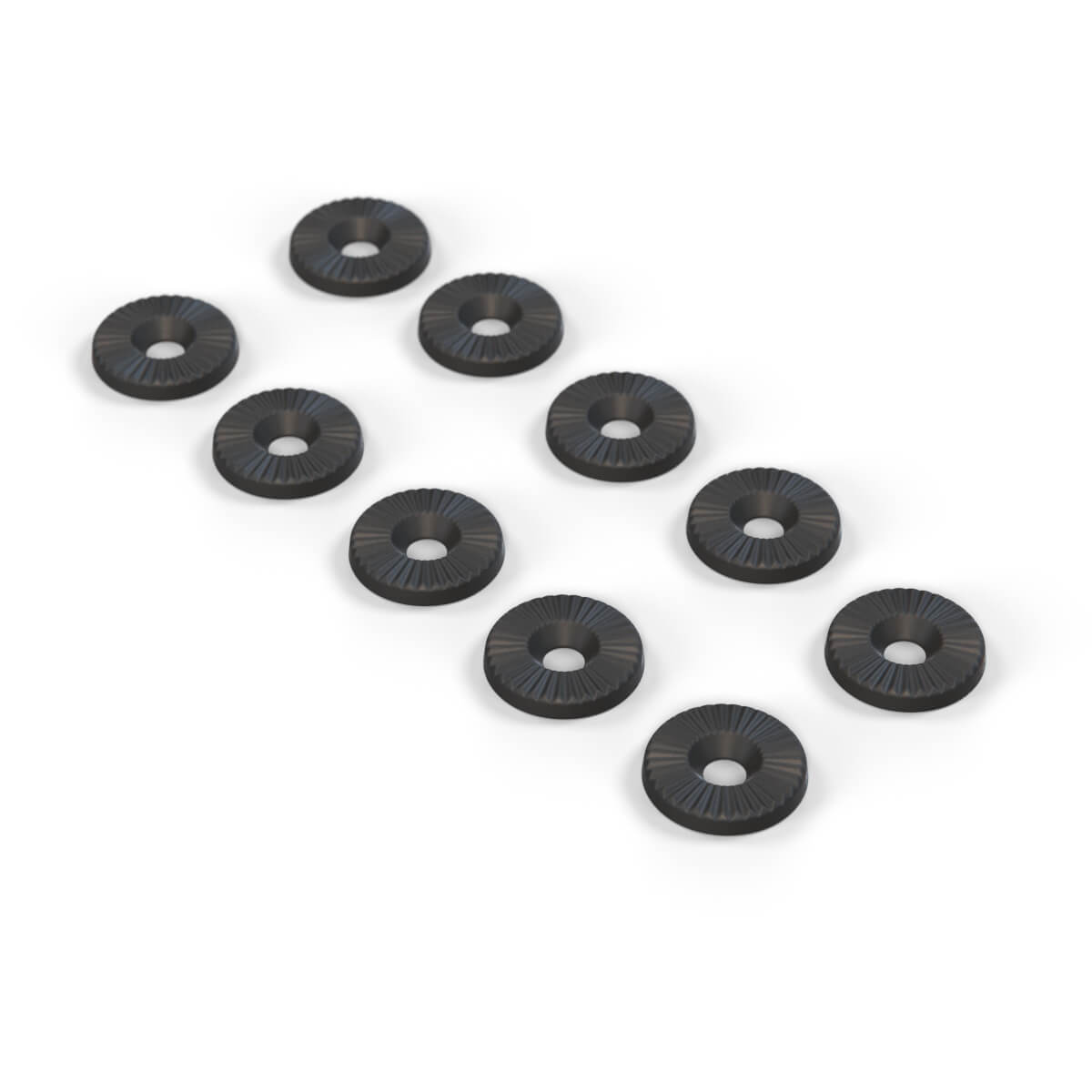 Saab 900 Door Card Washer Set Of 10 4056198 — Black