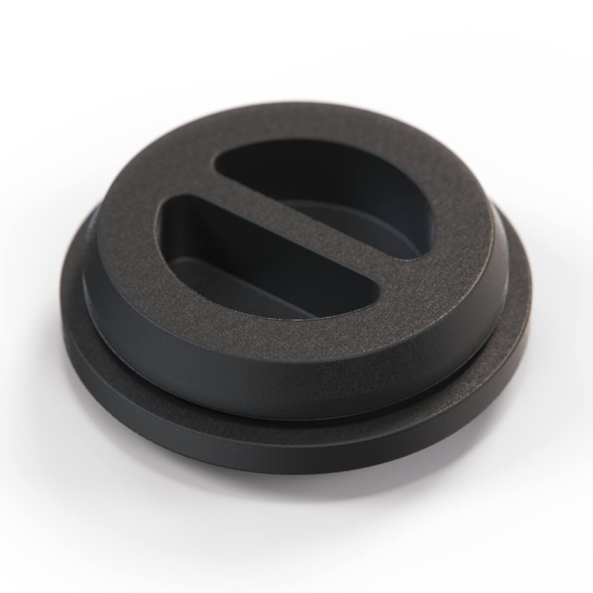 Saab 900 Door Plug Screw Cover Cap Grommet Black (7038342) — view 4