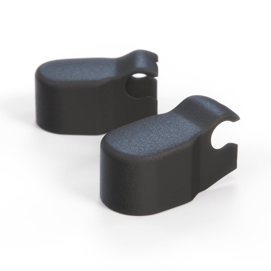 Saab 900 Front Wiper Arm Cover Set of 2 Black (9553306) — view 2
