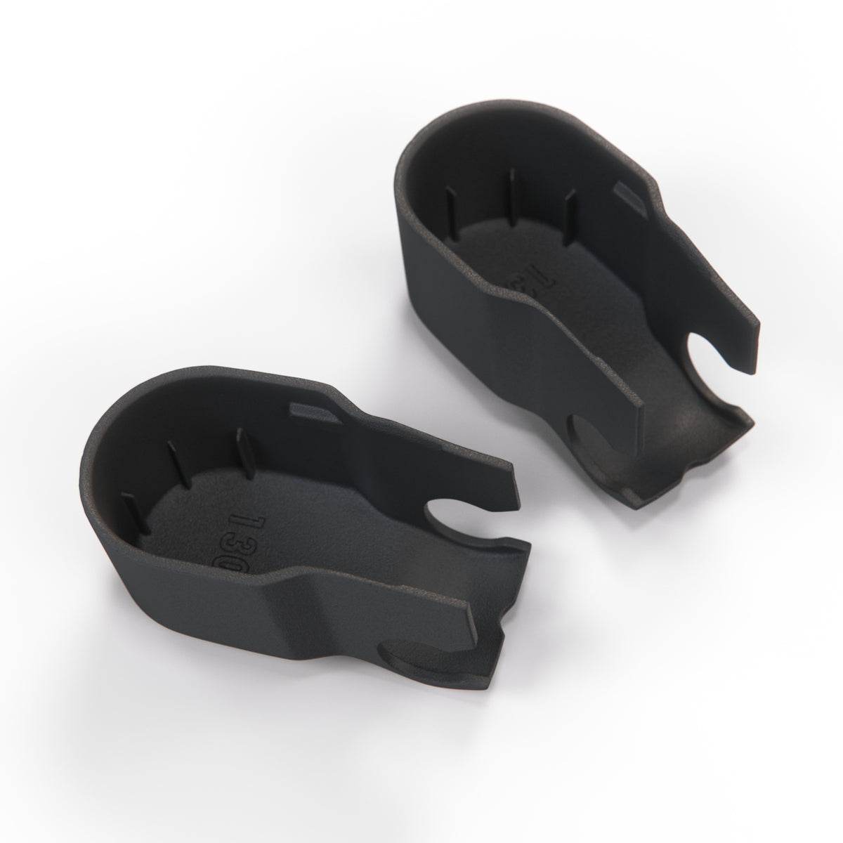 Saab 900 Front Wiper Arm Cover Set of 2 Black (9553306) — view 3