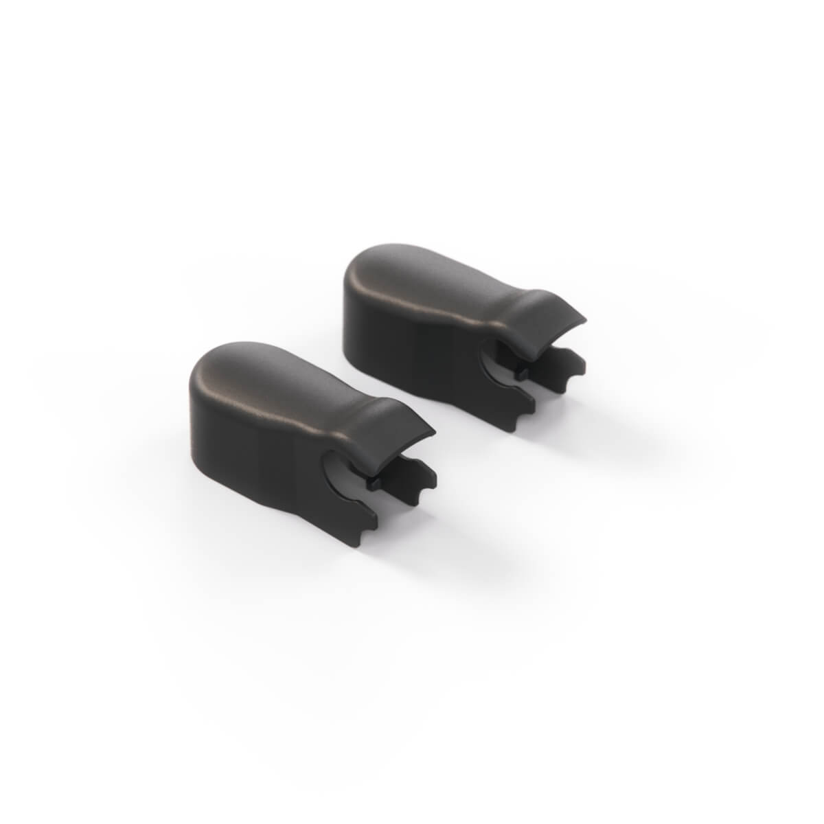 Saab 900 Front Wiper Cover Small Version Set of 2 Black — view 2
