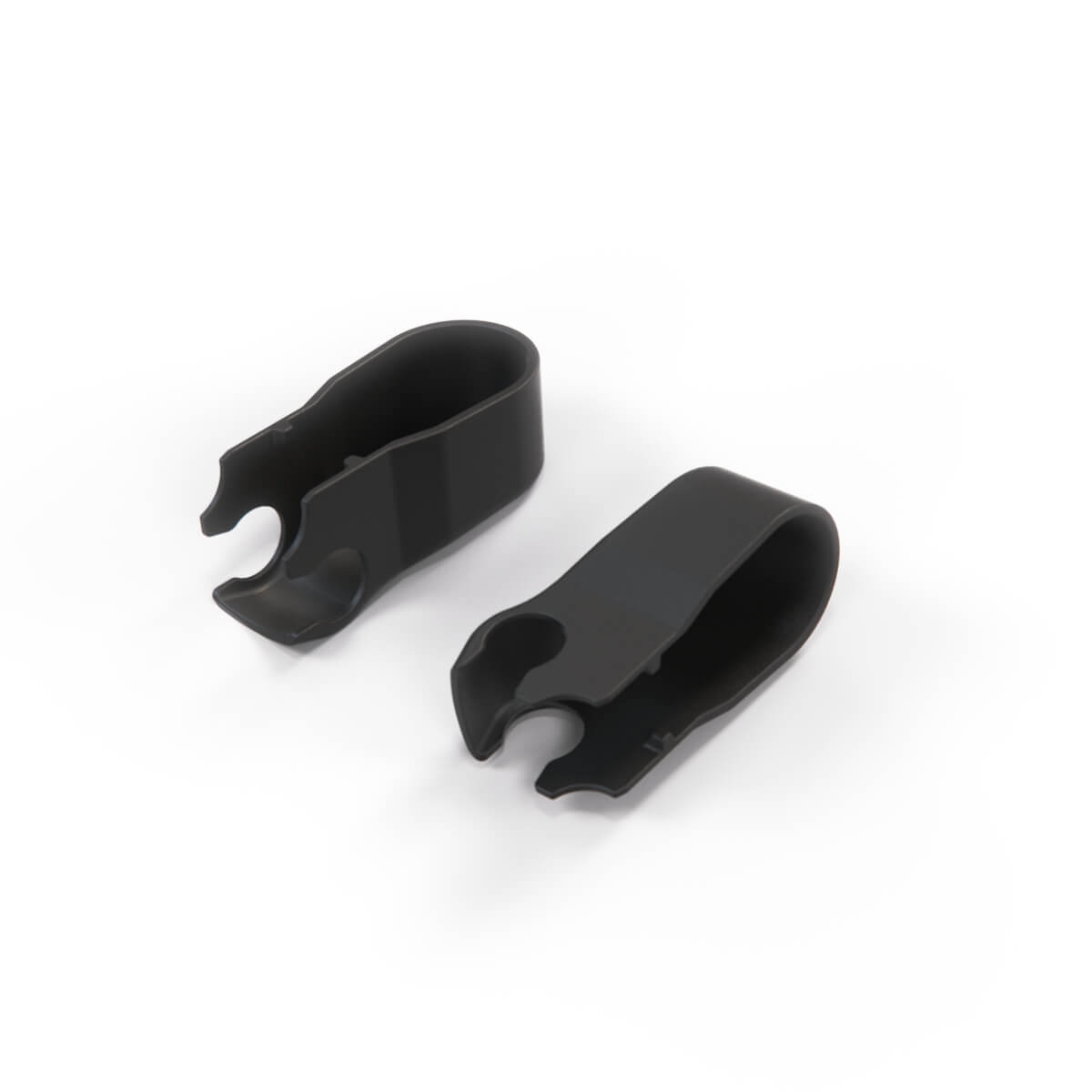 Saab 900 Front Wiper Cover Small Version Set of 2 Black — view 5