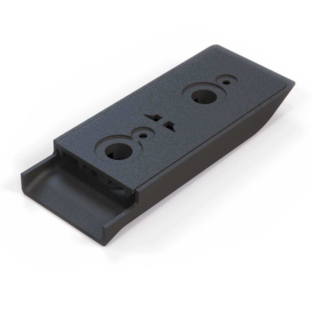 Saab 900 Headrest Mounting Cover Black (9532466) — view 5