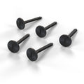 Saab 900 Interior Side Panel Clip Screw Set Of 5 9867821 — Black