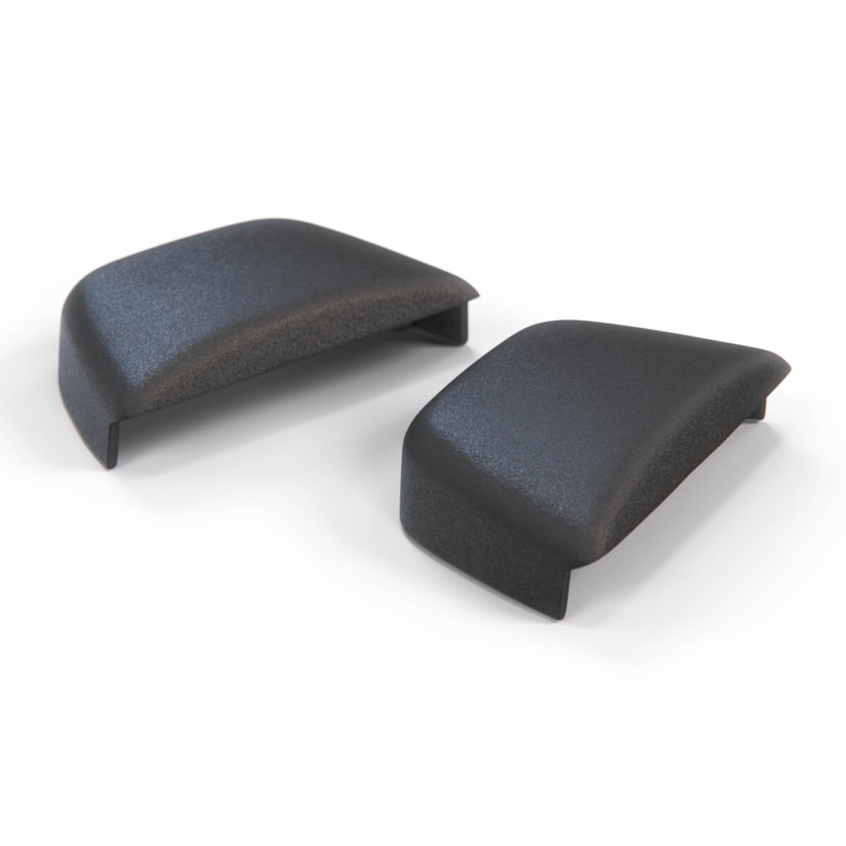 Saab 900 Safety Belt Screw Cover Set of 2 Black (9485657) — view 3