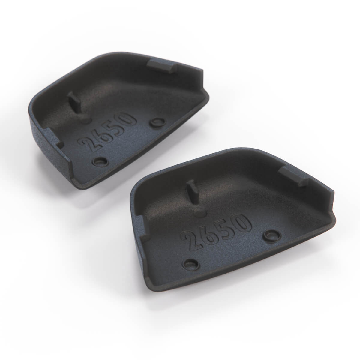 Saab 900 Safety Belt Screw Cover Set of 2 Black (9485657) — view 4