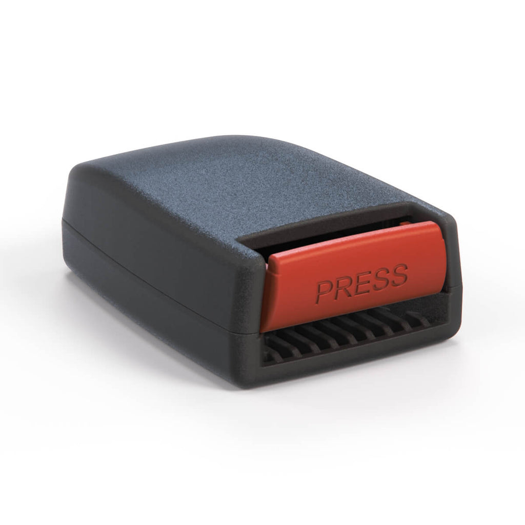 Saab 900 Seatbelt Buckle Front Black (4079950) — view 2