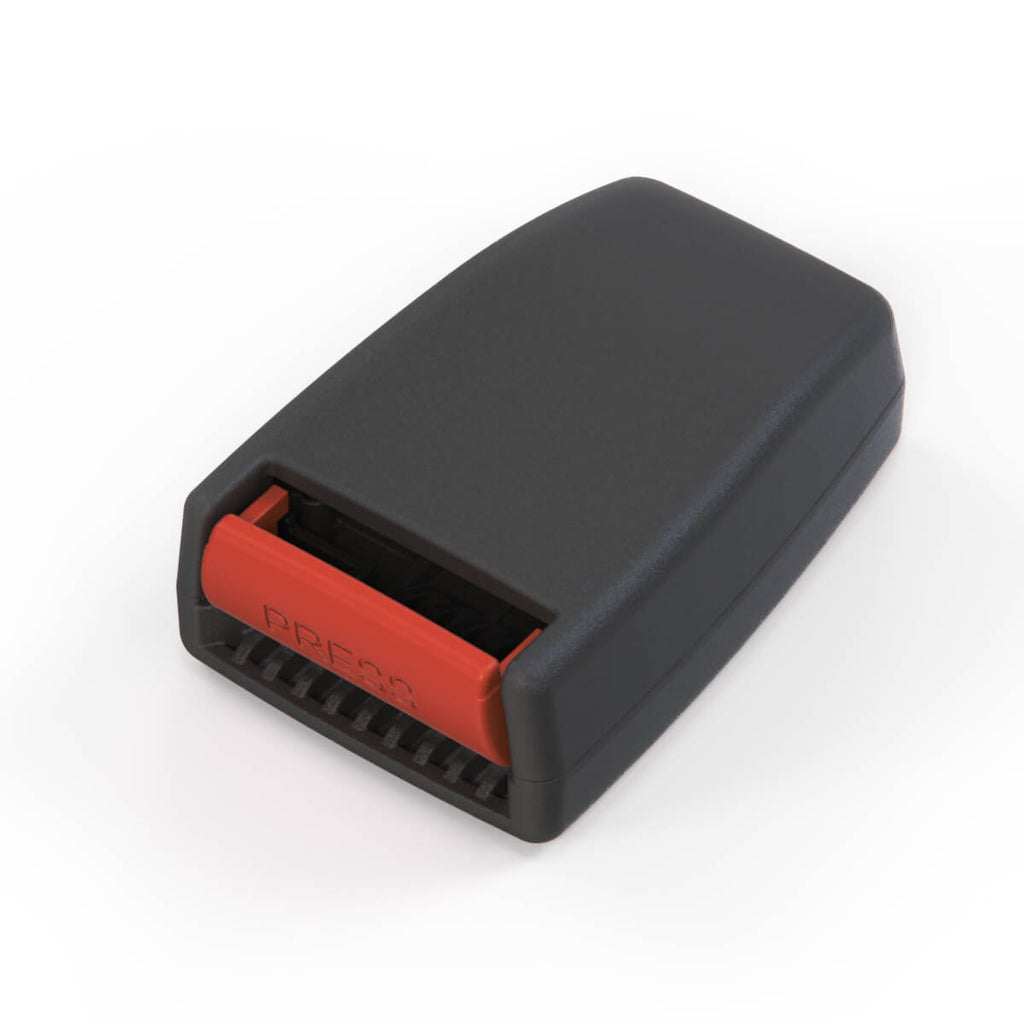 Saab 900 Seatbelt Buckle Front Black (4079950) — view 3