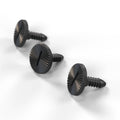 Saab 900 Steering Column Cover Screw Set Of 3 9423658 / 1077221 — Black