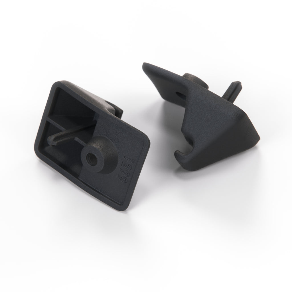 Saab 900 Sun Visor Clip Set of 2 Black (9882655) — view 3
