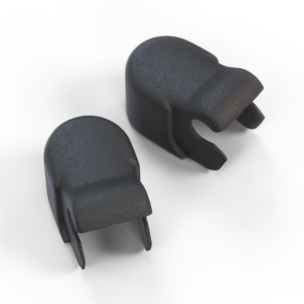 Saab 9000 Headlight Wiper Arm Cover Set of 2 Black Left or Right (9082553 / 9082561) — view 3