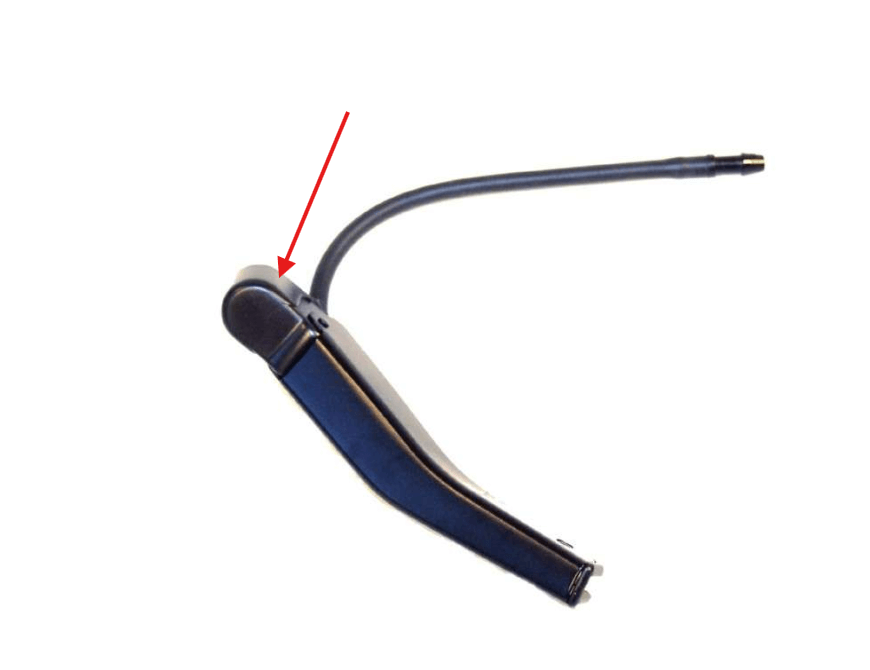 Saab 9000 Headlight Wiper Arm Cover Set of 2 Black Left or Right (9082553 / 9082561) — view 5