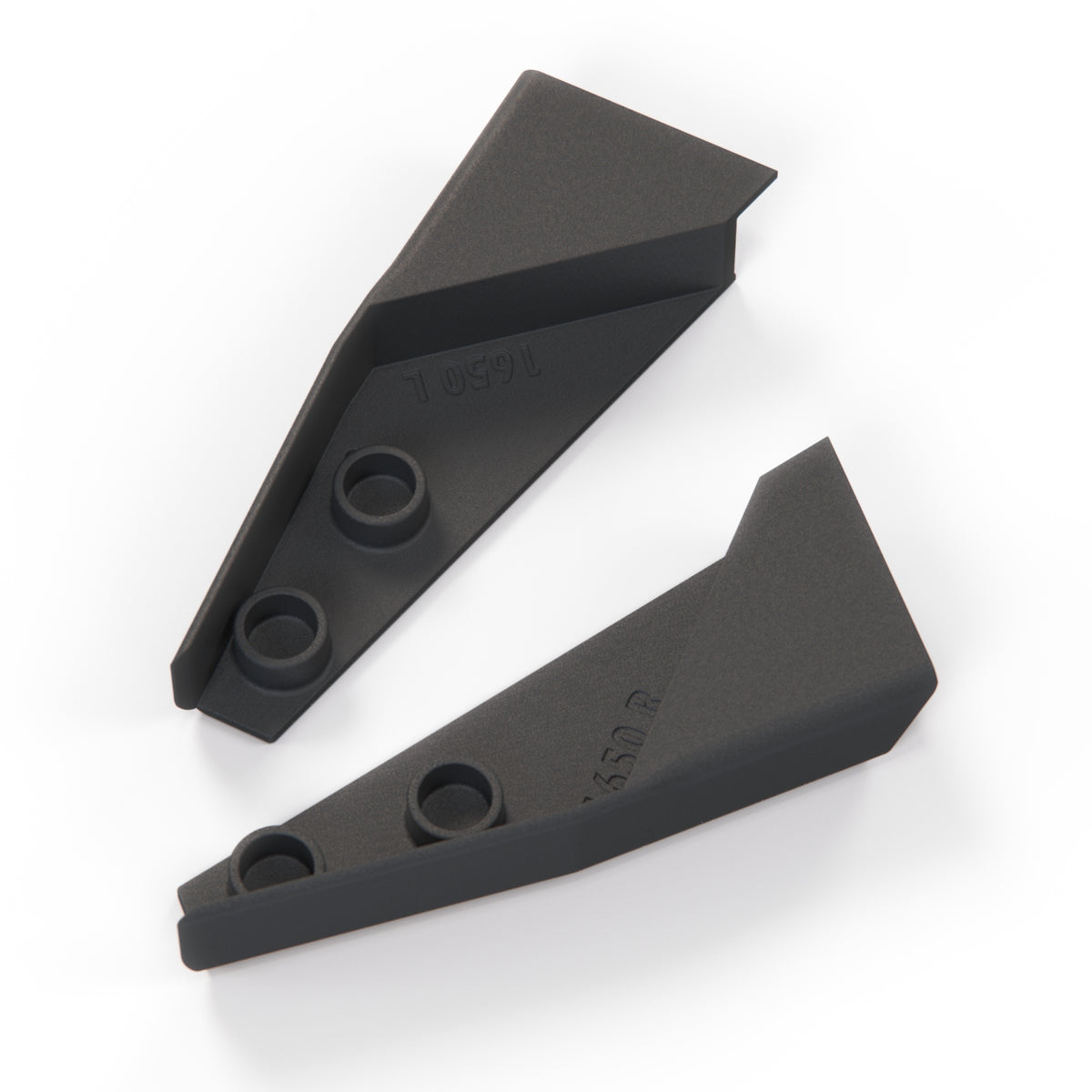 Saab 96 B Pillar Bottom Door Trim Cover Set of 2 Left and Right Black — view 3