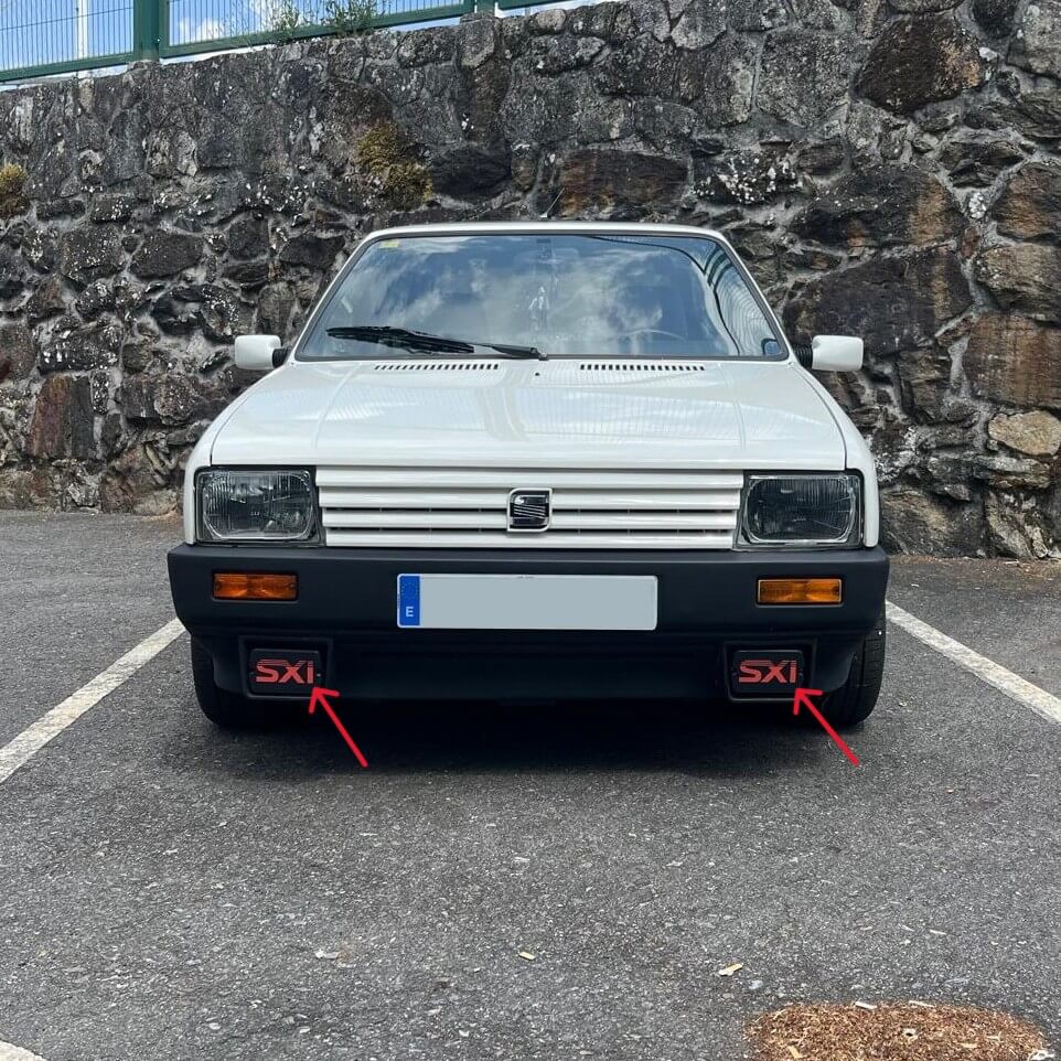 Seat Ibiza MK1 SXI Fog Light Covers Set of 2 — view 4