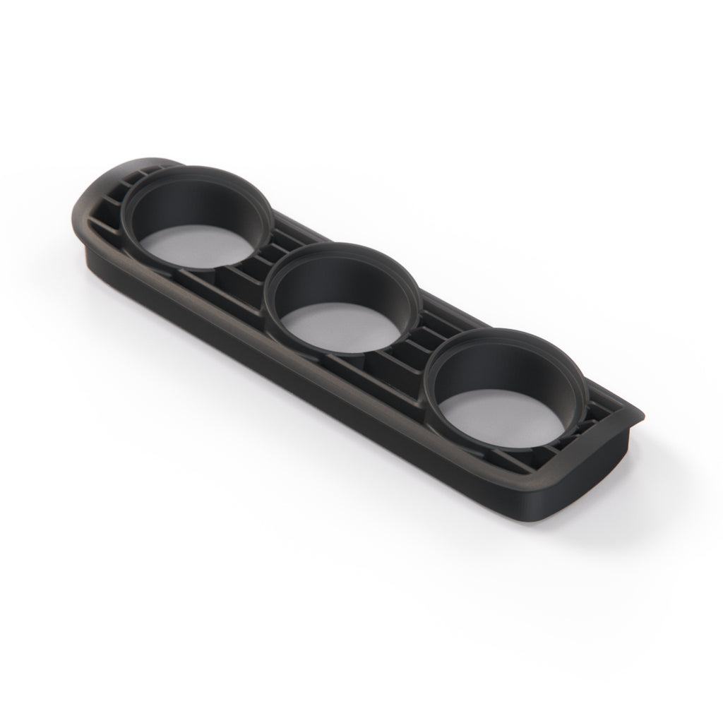 Seat Leon Toledo II 1M Triple Gauge Holder 52mm Centre Heater Exhaust LHD Black — view 2