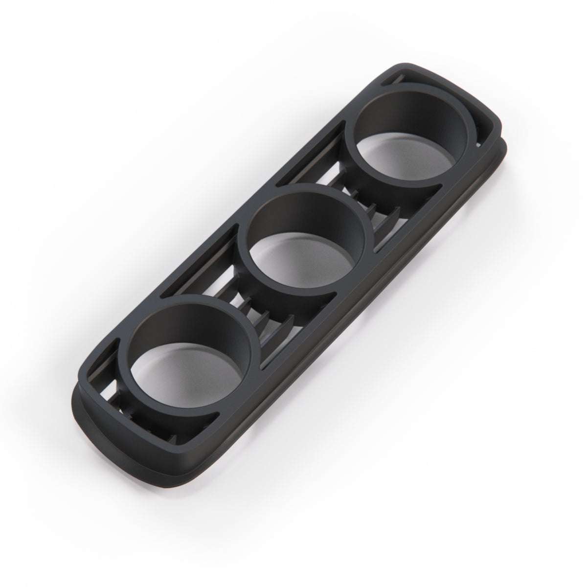 Seat Leon Toledo II 1M Triple Gauge Holder 52mm Centre Heater Exhaust LHD Black — view 3